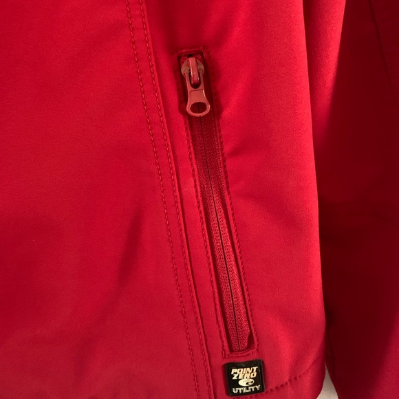 Point Zero Red Utility Jacket - Picture 3 of 5